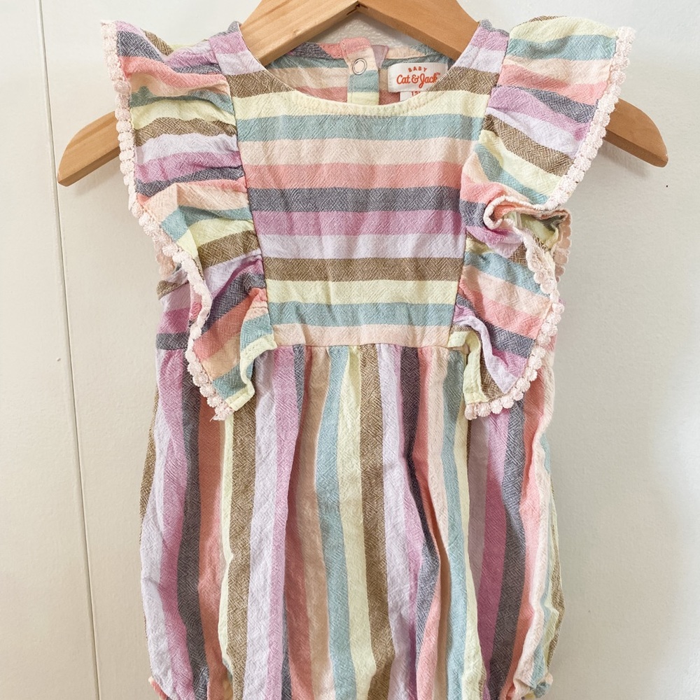 Cat & Jack Striped Summer Romper